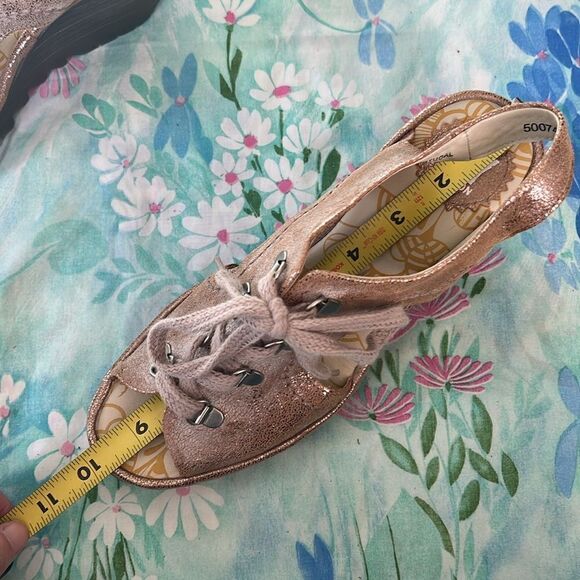 Fly London Yfla Luna Metallic Wedges - 38 - 7/7.5 - Picture 14 of 14